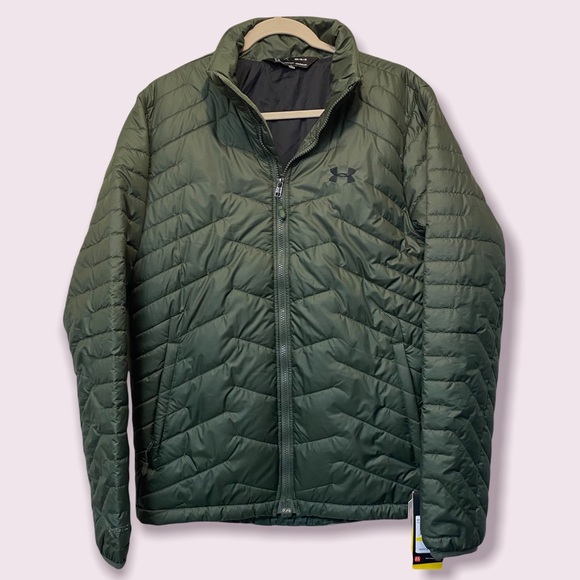 The North Face Other - NEW Under Armour Mens Medium M Cold Gear Reactor Jacket Army Green ColdGear $199